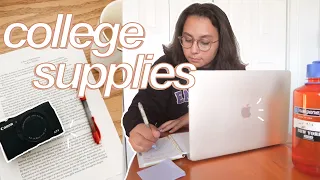 school supplies you ACTUALLY need for college!! (the essentials)