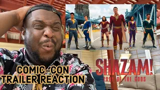 SHAZAM! Fury of the Gods!!!! COMIC-CON (2022) |TRAILER REACTION| - AJREACTS2