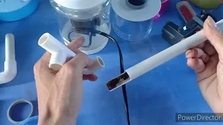 Chế DIY skimmer protein nano mini bể cupic 40 cá biển chi tiết