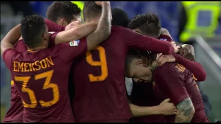 Il gol di Nainggolan - Roma - Fiorentina - 4-0 - Giornata 23 - Serie A TIM 2016/17