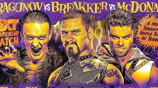 Bron Breakker Vs Ilja Dragunov Vs JD McDonagh - NXT Halloween Havoc 2022 - Highlights.