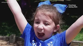 Honor walk for little girl donating her organs after deadly car crash in Archdale
