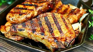 How to make Tender grilled Pork Chops - Perfectly grilled Pork Chops Recipe