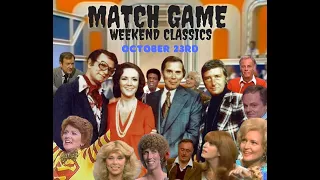 Match Game Sunday Night Classics: - October 23rd, 2022