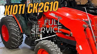 How To: Kioti CK2610 Full Service!