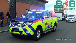 [Wail, Yelp, Piercer, Howler, Air Horns] Whelen/ Blue Lights Berlin Demo Vehicle - Rettmobil 2019