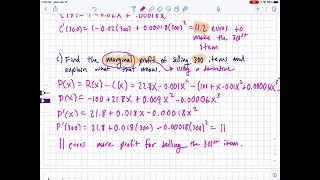 IB AA SL 2 more derivative applications