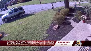 Video shows moments 9-year-old boy with autism runs away from Children's Home of Northern Kentucky