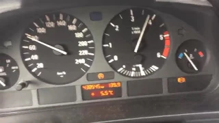 BMW E39 525TDS Acceleration  0-100 ERROR