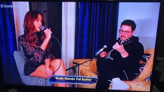 Anitta homenageando Marilia Mendonça “Todo Mundo Vai Sofrer” no Domingão do Hulk - 07/11/21