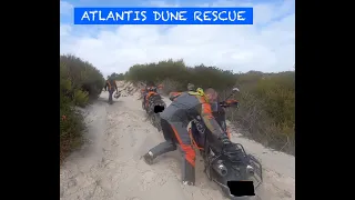 Riding Big Adventure Bikes in Atlantis Sand Dunes South Africa, part 2,  Episode 47