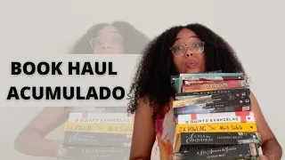 "aquele básico book haul acumulado"