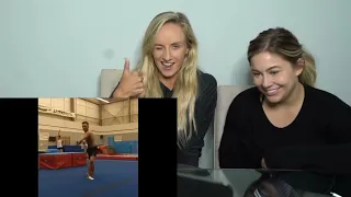 Olympic Champions React to MEN DOING WOMEN'S GYMNASTICS