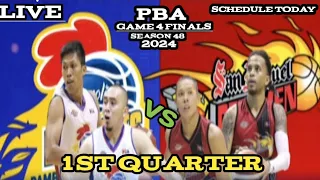 #PBA  schedule today)magnolia VS  San Miguel. LIVE finals game 4, February 9 2024,