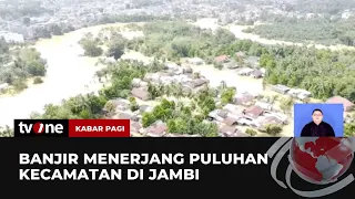 53 Desa di 7 Kecamatan di Jambi Terendam Banjir | Kabar Pagi tvOne