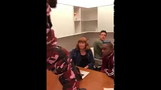 QUEENZFLIP VS CAMRON - CRASHES CAMRONS MEETING