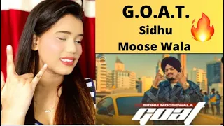 GOAT (Full Video) Sidhu Moose Wala | Wazir Patar | Sukh Sanghera | Moosetape | Reaction |