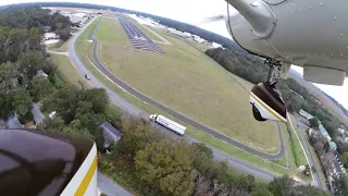 Cessna 172 Landing Runway 34 KSSI; St. Simon's Island, GA