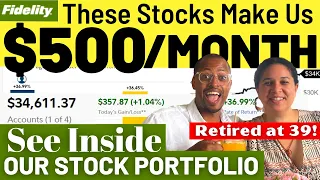 Making Over $500 a Month in Passive Income from Stocks – See Inside Our Stock Portfolio (Ep. 14)