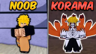 NOOB to KORAMA GEN 3 in Shindo Life | Noob to Pro Getsuga (Shinobi Life 2)