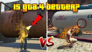 IS GTA 4 BETTER THAN GTA 5? (GTA 5 VS GTA 4 ULTIMATE FACE OFF)