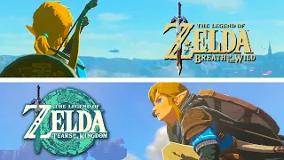 Zelda: Tears of the Kingdom Final Trailer VS Breath of the Wild Final Trailer