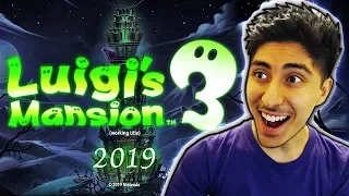 LUIGI'S MANSION 3 & ISABELLE IN SMASH LIVE REACTIONS! NEW Animal Crossing Switch 2019 Reveal!