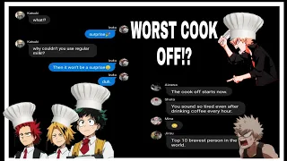 World Worst Cook-Off • Mha Kardashian spoof • Slight BkDk •
