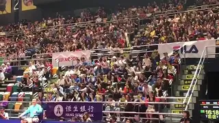 Zhang jike and his fans in hong kong  open 2018