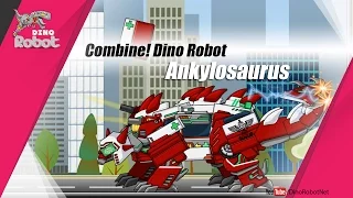 Dino Robot Combine Ankylosaurus - Toy Robot War - Full GamePlay HD 🔥