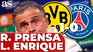 LUIS ENRIQUE, rueda de prensa completa | BORUSSIA DORTMUND 1 - PARÍS PSG 0