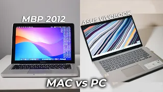 MAC VS PC : Sama-sama 6 jutaan mending mana? feat. Macbook pro 2012, VIVOBOOK Athlon Gold