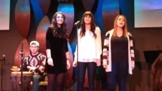 2 Sisters and A Cousin "O Come Let Us Adore Him" acapella