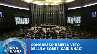 Congresso rejeita veto de Lula e amplia proibição das "saidinhas" de presos | Jornal da Band