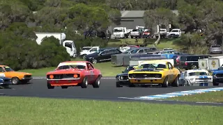 Historic touring cars over 2 litres at Phillip Island 2023