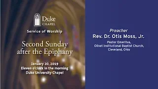 Sunday Morning Worship Service - 1/20/19 - Rev. Dr. Otis Moss, Jr.