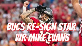 Buccaneers RE-SIGN WR MIKE EVANS!!! |Real Bucs Talk Livestream