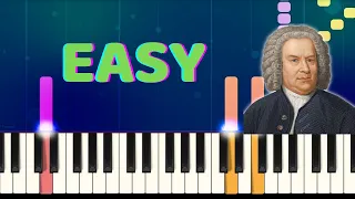 Bach - TOCCATA IN D MINOR - Easy Piano Tutorial