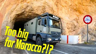 Scary Tight Tunnel 😱 ► | Van Life Morocco - Grocery, Camping and more...
