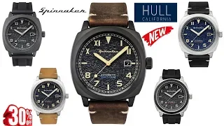 SPINNAKER HULL CALIFORNIA MEN'S DIVER WATCH REVIEW 4K QUALITY (2019)