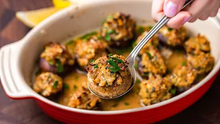 Italian Stuffed Mushrooms - The One Holiday Appetizer With Zero Leftovers Every Single Year