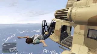 GTA 5: Man vs Machine Skydive!!!