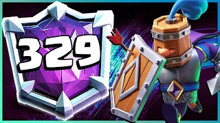 I AM 329 IN THE WORLD with the EASIEST ROYAL RECRUITS DECK! 🏆 — Clash Royale