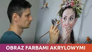 Jak namalować obraz farbami akrylowymi?