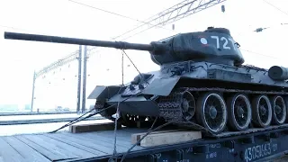 Танки Т-34 прибыли в Иркутск