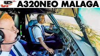 Piloting SAS AIRBUS A320NEO into Malaga