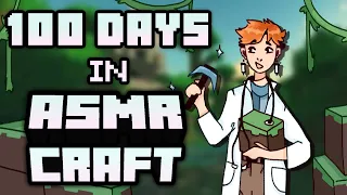 [ASMR] 100 Days in ASMRcraft ⛏️😴 | 2+ hours whispering, no mid roll ads