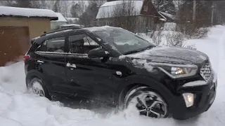 Hyundai Creta и снежная битва. Тест на реальную проходимость