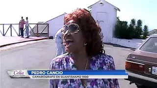 Célia Cruz por última vez en la base naval de Guantánamo.