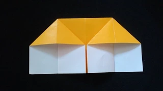 Cara Membuat Origami Rumah Dua Pintu | Origami Rumah | Origami Bangunan